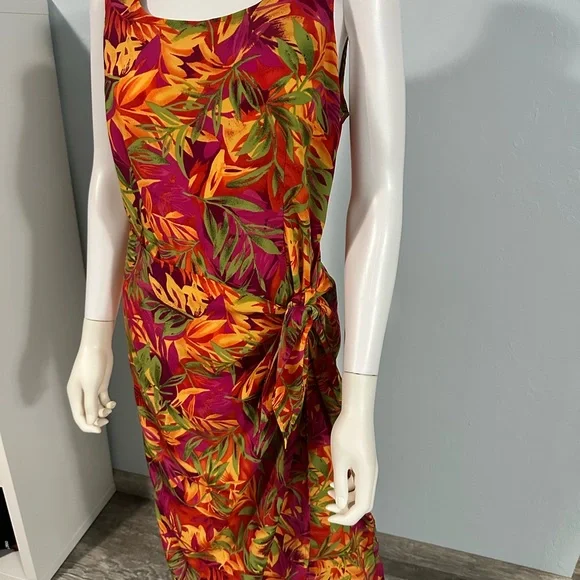 Dress Barn Multicolor Sleeveless Dress - Picture 3 of 7